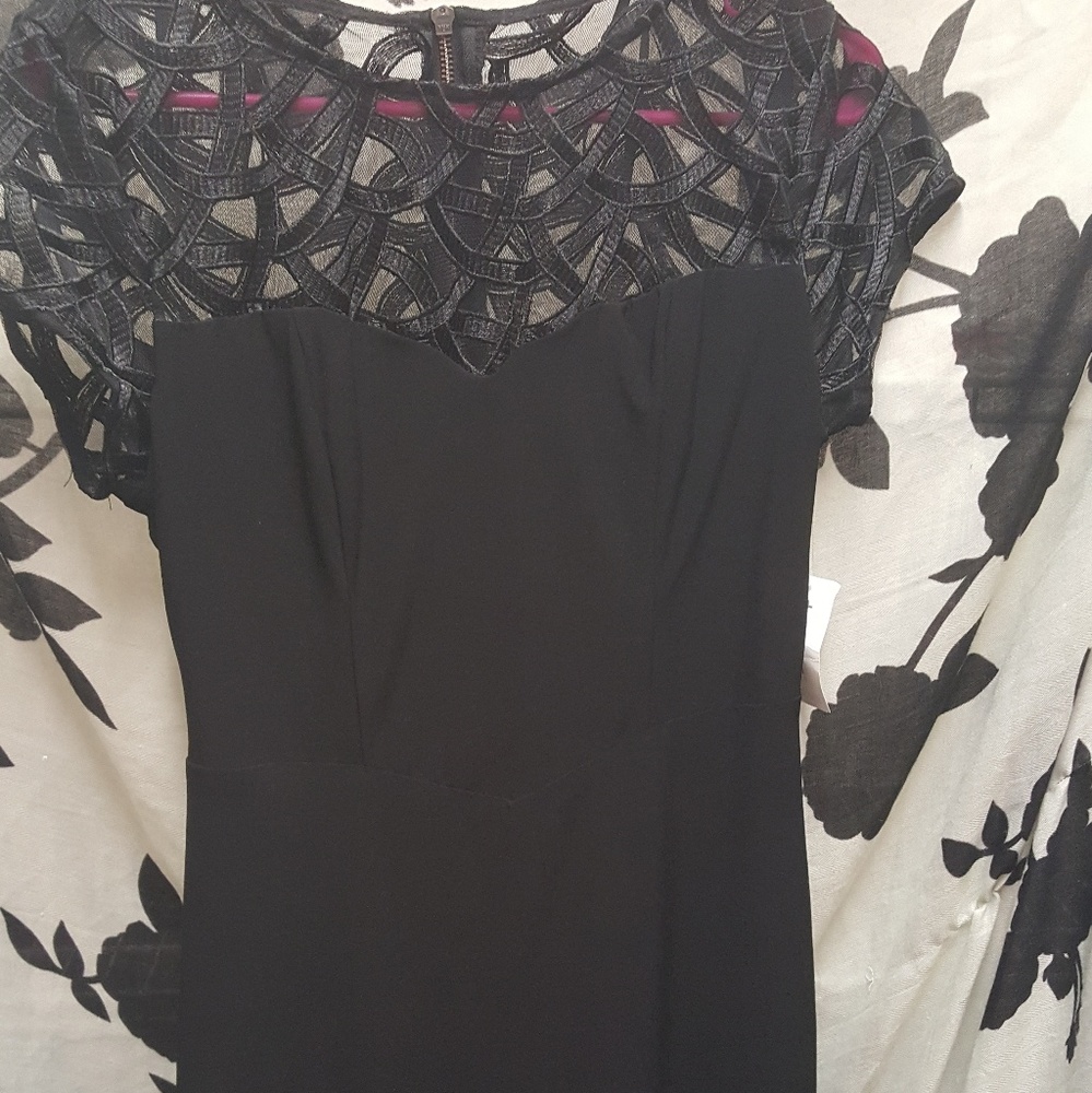 Black cocktail dress